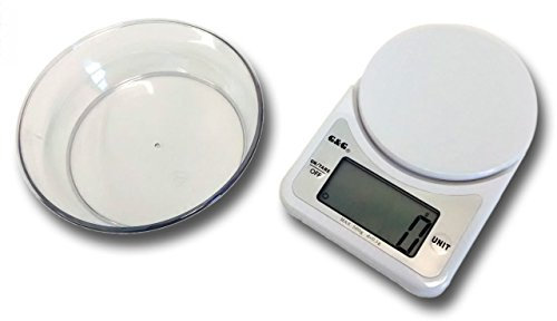 5kg/1g KF Küchenwaage - Briefwaage Tischwaage Digitalwaage G&G