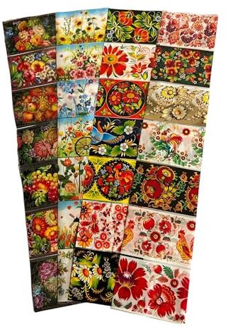 ukrainisches-kunsthandwerk Schrumpffolie. Ostereier Folie. NUR Blumen - Motive für 28 Eier. Ostern. dekofolie. (6,16,17,28)