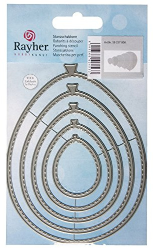 Rayher 59237000 - Stencil, Nesting Balloons, SB per BTL, 5 pezzi, 9,5 x 12 cm