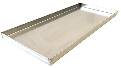 ALLEGRI Teglia Leccarda INOX cm 85 x 27 per raccolta grasso