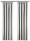 Sleepdown Textured Rib Weave Pencil Pleat Blackout Lined Curtains Thermal Insulated for Bedroom and Living Room 46 x 54 Inch Grey 2 Panels