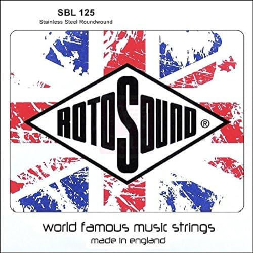 Rotosound Strings for Electric Bass STAINLESS Single Strings SWING 66 .125w/3.17mm wound SBL125