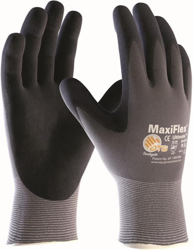 Maxiflex Ultimate Lot de 3 Gants de Travail, de Montage (Toutes Les Tailles), Taille . 7 (S)