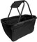 Faltbarer Einkaufskorb 45 x 25 x 25 cm Volumen 22 Liter schwarz