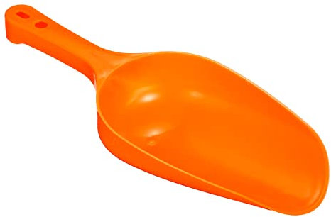 PATIKIL Hielo Cuchara, PP Plástico 11.4 Hielo Fabricante Harina Cereal Azúcar Utilitario Manija Pala para Hogar Cocina, Amarillo