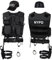 Black Snake® SWAT FBI Police Security Kostüm inkl. Einsatzweste, Pistolenholster, Gürtel, Handschellen und Baseball Cap (NYPD, XL-XXL)