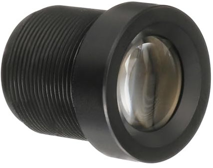 sourcing map 16mm CCTV Camera Lens 720p F2.0 FPV Wide Angle Security Camera Lens M12 Threaded Dia for IP Camera Panoramic, Black