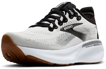 Brooks Women’s Adrenaline GTS 25 Supportive Running & Walking Shoe - White/Black/White - 7.5 Wide