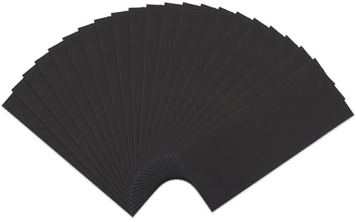 HJZHII Juego de 21 papel de lija 800, en húmedo y seco, 23 x 9,3 cm, papel de lija en seco, papel de lija fino, papel de lija húmedo para madera, metal, coche, cristal, paredes barnizadas (800)