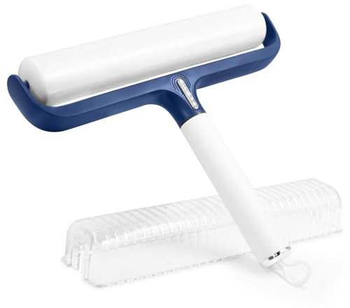 Dayinkes 24CM Wiederverwendbare Fusselrolle Ball, Wiederverwendbare Fusselrolle Für Haustierhaare, Fusselroller Abwaschbar,Tierhaarentferner Kleidung Mit Abdeckung, Fusselrolle Für Haare, Kleidung