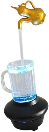 Sharplace Décoration de Table à écoulement d'eau, Fontaine décorative, décoration de Bureau, Collection, Cadeau lumière colorée pour l'entrée, Type de Courge