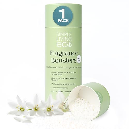 Laundry Scent Boosters, Spring Fresh Fragrance, In-Wash Scented Perfume Beads for Washing, Long-Lasting Freshness, Gentle, Easy to Use, Keeps Laundry Fresh.
