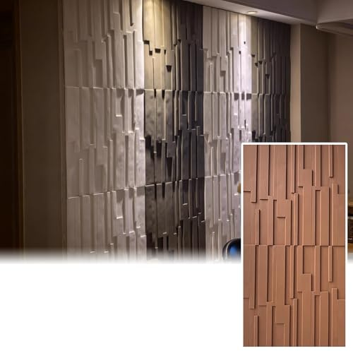 3D-räfflade strukturerade väggpaneler – dekorativ lamellväggbeklädnad för hemkonst, TV-bakgrund, vardagsrum, Wainscoting, elegant väggtäckning, modern inredning