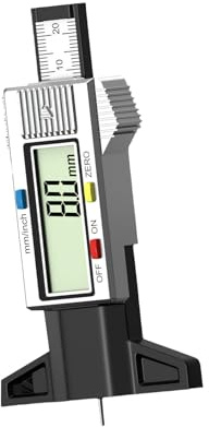 Medidores de profundidad para neumáticos, herramienta de medición digital para coche, camión, medidor de profundidad de 0 a 1 pulgada, calibre digital