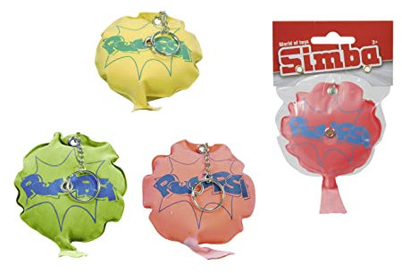 Simba 108651386 - Schlüsselanhänger Mini-Puuupsi, 4-sort., es Wird nur EIN Artikel geliefert, 7cm, ab 3 Jahren