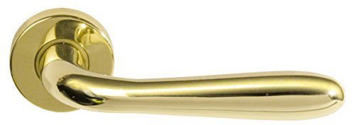 VI.TEL. F0202 R8 40 Coppia di Maniglie per Porte, Oro, 45 x 10 mm