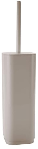 Gedy 633466 Toalettborsthållare, termoplastisk harts, beige, 9 x 9 x 39 cm