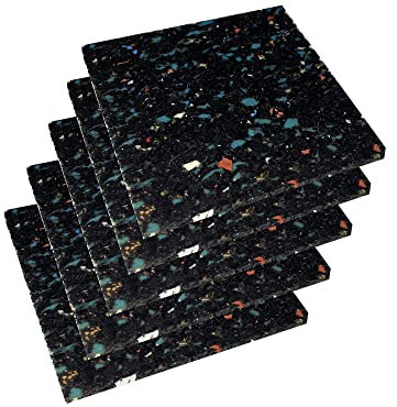 Hofmann & Pabst Terrassenpads 60 x 60 x 6 mm 100 Stck./Pack Gummigranulatpads