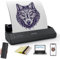 VLOXO Bluetooth Máquina de Transferencia de Tatuajes Compatible con Android y iOS PC/Teléfono Móvil Máquina Stencil de Tatuajes Termocopiadora Inalámbrico Recargable Termocopiadora Tattoo