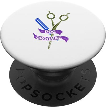 Hundepflege Job Groomer Hunde PopSockets mit austauschbarem PopGrip