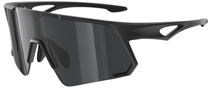 Meayll Occhiali da ciclismo da uomo e donna, con staffa regolabile, occhiali protettivi, UV400 Starker TR90 Frame, occhiali da sole Sunglasses, per mountain bike, ciclismo, corsa, enduro