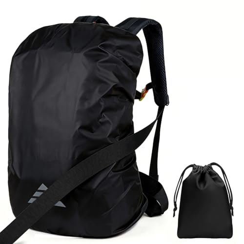 FENGZIZH Waterproof Backpack Rain Cover with Storage Bag | for 40-50L,Reflective Strap, Anti-Slip Cross Buckle Strap. Anti-Frost Covers for Camping, Hiking, Travel, Cycling.