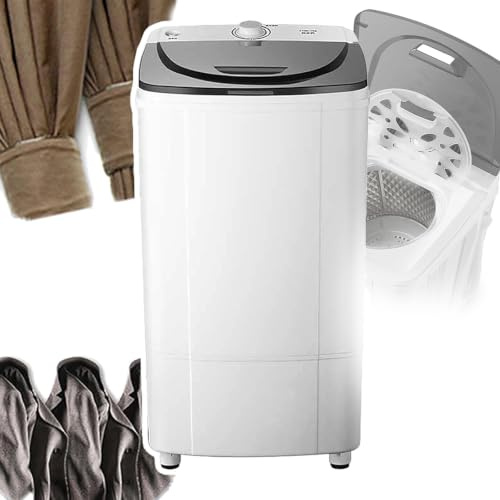 Secadora centrífuga de 10 kg, centrifugadora de bajo consumo Energy+, centrifugadora de alta velocidad de 2800 RPM, luz azul de 360° + funcionamiento silencioso,A
