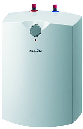 Gorenje - Acumulador de agua caliente, depósito interior, 2 kW, resistente a la presión, 1 unidad, color blanco, Blanco, GT 5 U