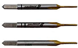 PAULIMOT Hand-Gewindebohrer-Satz 3-teilig M1,2 x 0,25