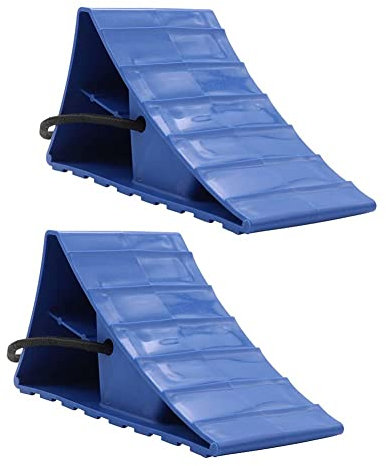 CENPEK Gummi-Unterlegkeile mit Griff, rutschfest, für Autos, Anhänger, Wohnmobile, 2 Stück