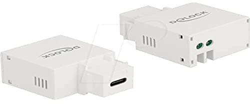 Delock Módulo Keystone con Puerto de Carga USB Type-C™, 2,1 A, Color Blanco