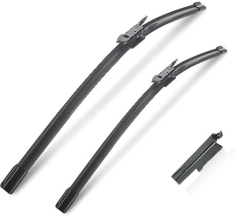 Qualité FEO Balais d'essuie-glace for Opel Corsa E X15 2014-2019 Vauxhall Corsa Mk5 avant arrière pare-brise pare-brise accessoires Spray Ajustement parfait pour les pare-brise (Color : Front, Siz