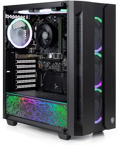 XUM Elite Prebuilt Gaming PC Ryzen 5 8600G 16GB DDR5 1TB NVMe SSD Win 11