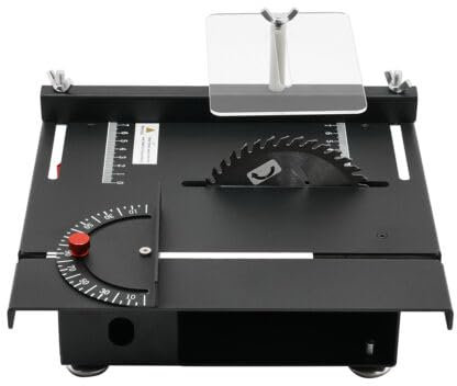Sierra circular de mesa 10000 rpm multifuncional para trabajar la madera DIY 200 W, 10000 rpm, multifuncional, en hogares, estudios de bricolaje y otros ámbitos para cortar pequeños palos de madera