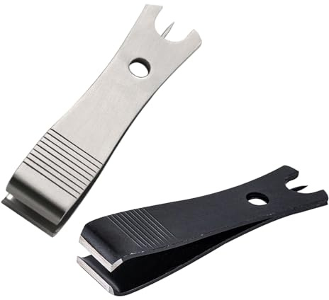 YPBEW 2 tijeras multiusos para cortar sedales de pesca, herramienta de corte de acero inoxidable, tijeras de línea de acero inoxidable