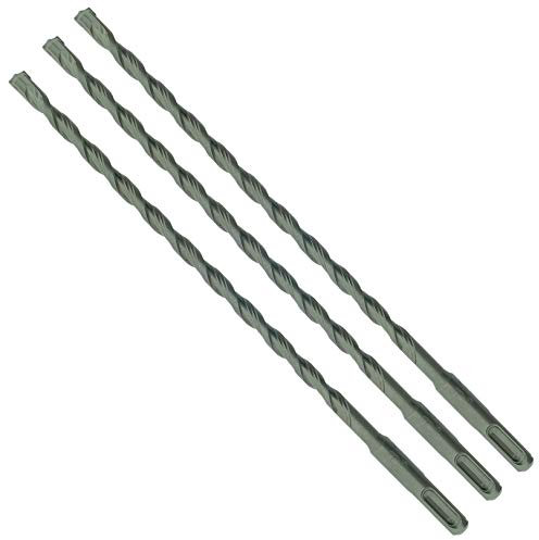 3 x SabreCut SDSE8_3 8mm x 460mm PGM-zugelassene SDS Plus-Bohrer für Stein Beton Ziegel