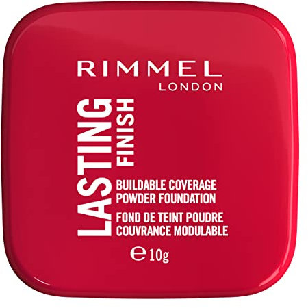 Rimmel London, Fondotinta Compatto Lasting Finish Opacizzante a Lunga Durata, 10g, 009 Honey