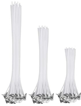 nund Kerzendochte 15cm-20cm-25cm Höhe- 50 STK. pro Beutel- aus Baumwolle