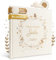 EULENTALER® Babyalbum - Mein erstes Jahr I Echtes Leinencover mit Goldprägung I Von Pädagogen gestaltet I Handgemalten süßen Tiere im Scandi Stil I 21x21 cm I Babytagebuch mit allen Meilensteinen