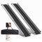 Teleskop Rollstuhlrampen rutschfest 122 cm Hochbelastbare Aluminium-Rampe für Mobilitätsroller (272KG Tragfähigkeit) mit Tragetasche, faltbares Design für Haustreppen/Rollstühle/Roller, 2er-Set