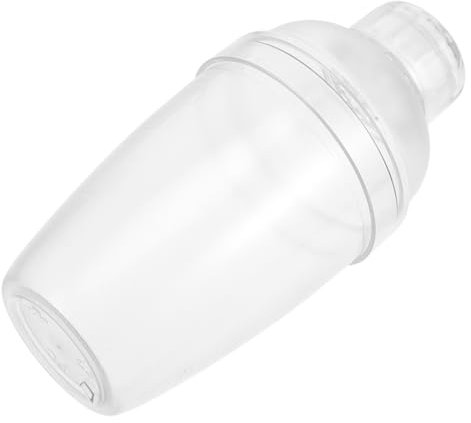 Ciieeo Barman de copa de vaso mezclador transparente botella agitadora botellas de coctelera botella mini coctelera vaso batidor de proteínas agitador de botellas el plastico
