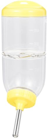 KAJNBN Hamsterflasche mit Verschleißfestem Design 500 Ml aus Kunststoff und Praktischem Schnellverschluss für Kleintiertränke im Haustierbedarf