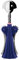 Alessi AM01 DAZ Korkenzieher aus thermoplastischem Harz, blau und verchromtem Zamak, 3