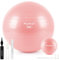 PhysKcal 75cm Pink Dicker Gymnastikball und 23 cm Pilatesball Set, Anti Burst Gymnastikball, Anti-Rutsch-Sitzball, Balanceball, Yogaball für Zuhause, Fitnessstudio und Büro