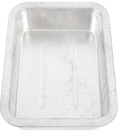 RASTKY Panna a Gocciolamento Dell'olio Zincato, Finitura in Argento di Zinco con Imbuto King 94482, Padella di Cattura Dell'olio per Moto per Manutenzione Dell'auto e Vassoio per Cambi (3L)