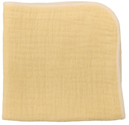Qsvbeeqj Asciugamano quadrato per bambini 25x25 cm 4 strati asciugamano per saliva infantile tinta unita viso traspirante lavaggio a mano panno per ruttare neonati mano neonato panno riutilizzabile
