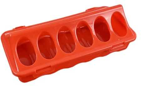 Poultry Feeder Spillfri Foderautomat Till Höns | Foderbrätte Med Hål För Gårdar Vaktlar Utomhus & Inomhus