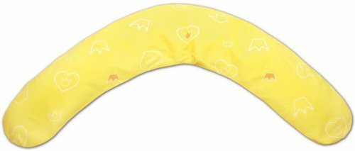 Dodo Pillow Stillkissen 170 cm inkl. Bezug Design 35 Krönchen gelb