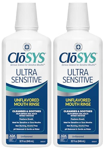 CloSYS, Orginal geschmacklos Mundwasser alkoholfrei, 32 Unzen (2 Stück)