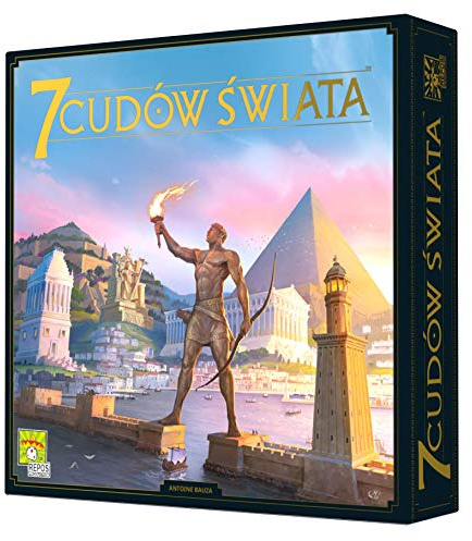 Rebel | 7 Weltwunder (polnische Edition 2020) | Brettspiel | Familienspiel | Alter 10+ | 3-7 Spieler | Spielzeit 30 Min.